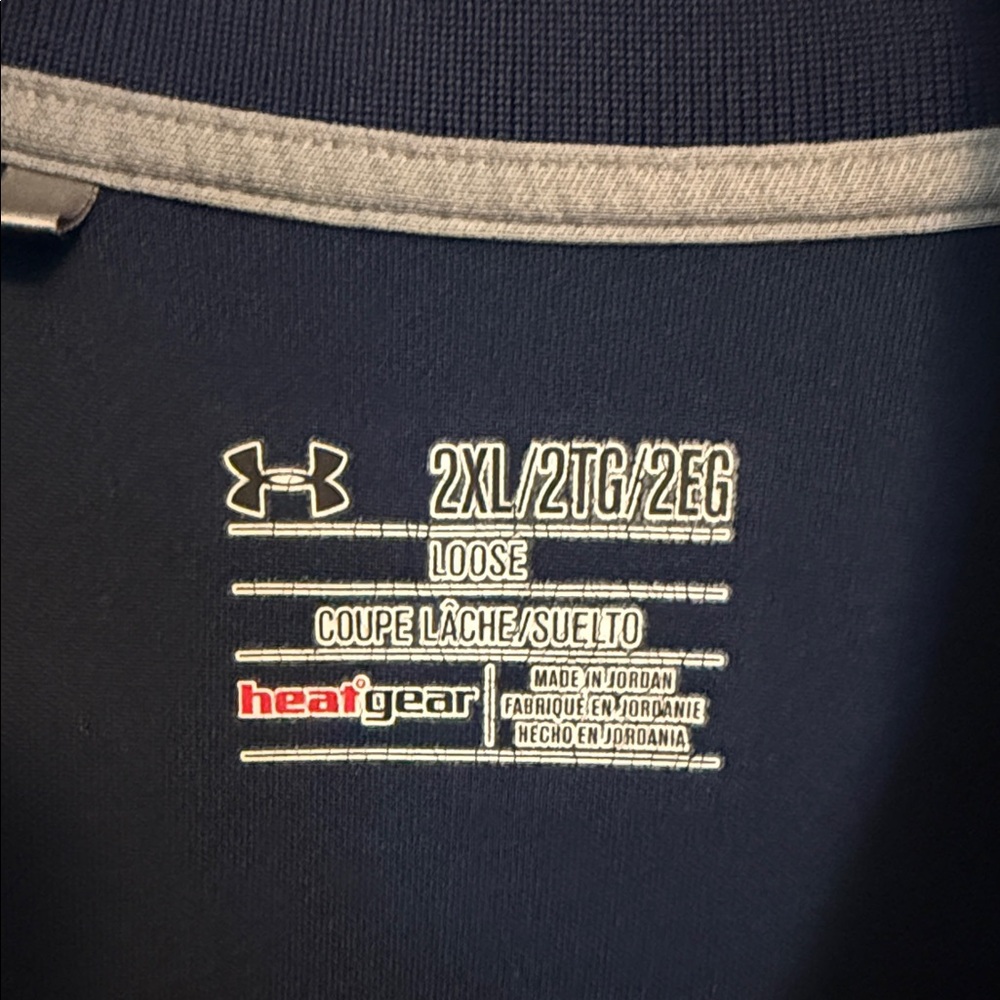 Under Armour Men's Dark Blue Polo Shirt - Picture 2 of 4